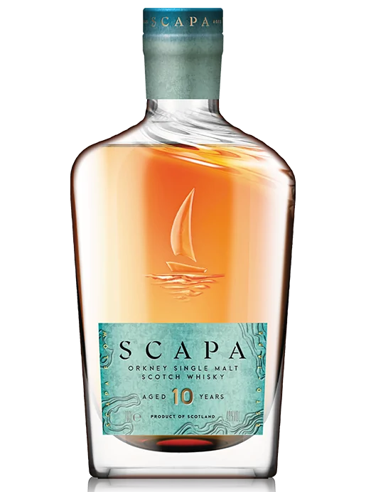 Scapa Scotch Whisky 10 Year Old Whisky Bottle