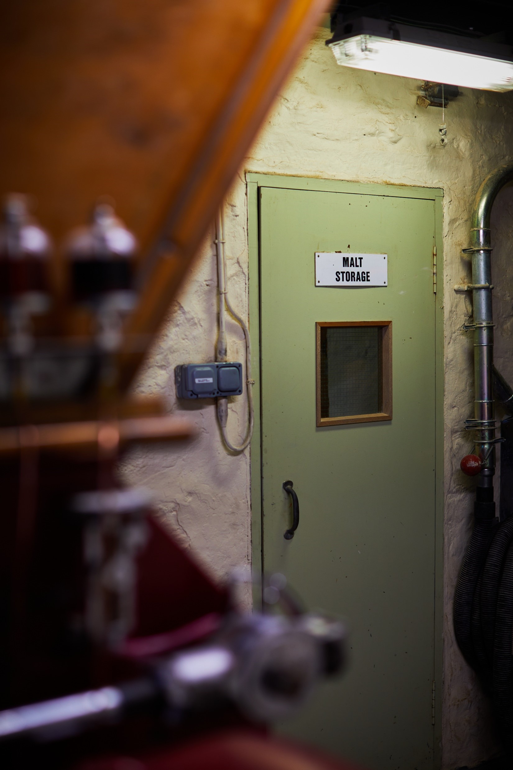 Storing Malt at Scapa Distillery