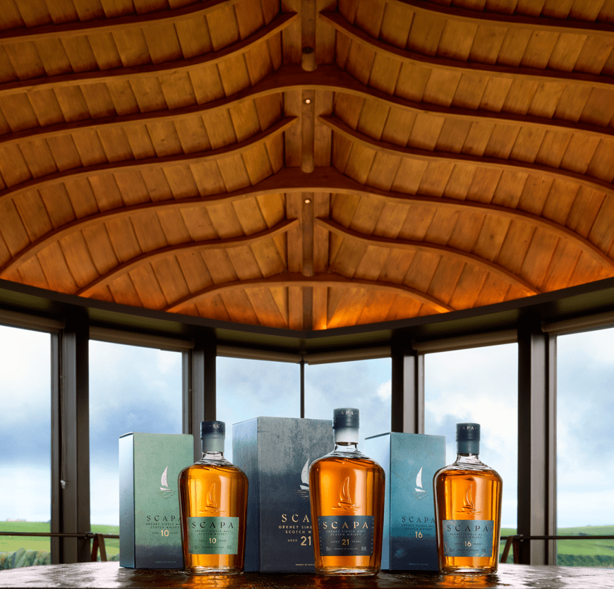 Scapa Whisky Full Collection of 10 16 and 21 year old