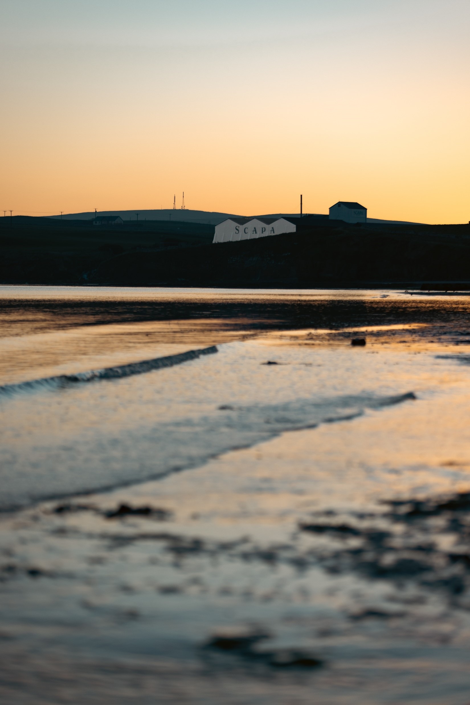 Scapa Whisky Distillery Sunset Landscape